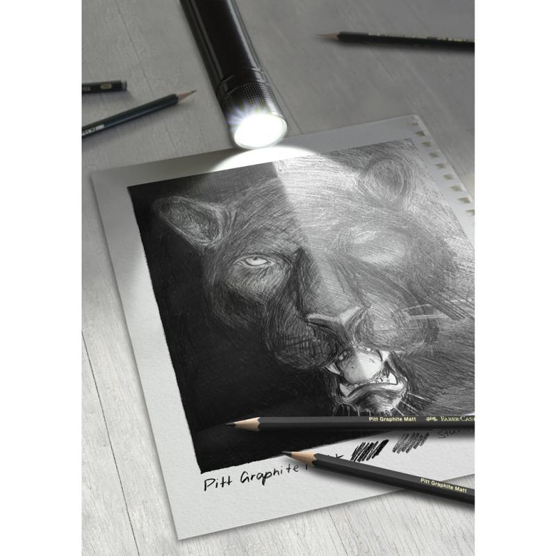 Faber-Castell Pitt Graphite Matt & Castell 9000 20er Metalletui